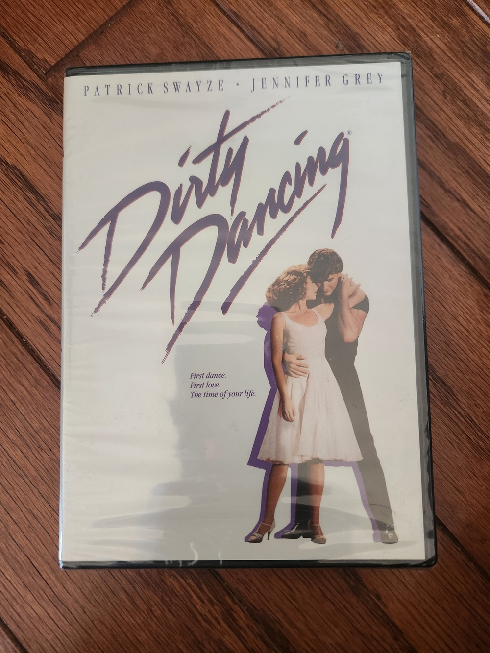 Dirty Dancing DVD - White Case with Purple Logo